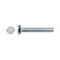 Surub cap hexagonal DIN 933 clasa 4.8 Evotools, M18 x 100 mm, set 100 buc
