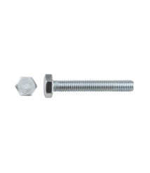 Surub cap hexagonal DIN 933 clasa 4.8 Evotools, M8 x 100 mm, set 10 buc