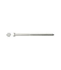 Surub lemn cu cap hexagonal din 571 Evotools, 8 x 140 mm, set 50 buc