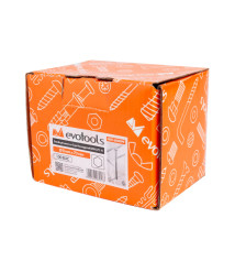 Surub lemn cu cap hexagonal din 571 Evotools, 8 x 40 mm, set 100 buc