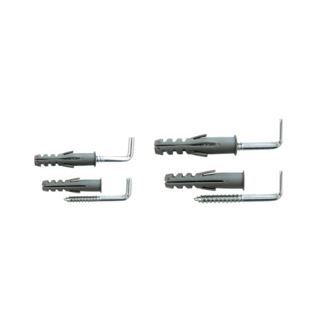 Surub tip L cu diblu , 4 x 30 mm, set 10 buc