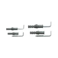 Surub tip L cu diblu , 6 x 40 mm, set 10 buc