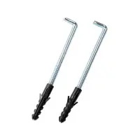 Surub tip L cu diblu EvoSanitary, surub 10 mm, diblu 14 mm, lungime 100 mm, set 250 buc