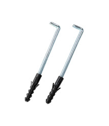 Surub tip L cu diblu EvoSanitary, surub 10 mm, diblu 14 mm, lungime 100 mm, set 250 buc