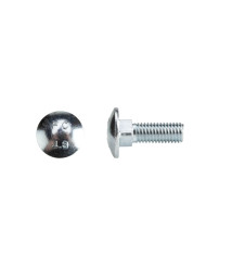 Surub torbant zincat DIN 603 Evotools, M8 x 22/100 mm, set 100 buc