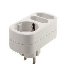 Adaptor priza triplu schuko 2043 Evotools, 230 V, 16 A
