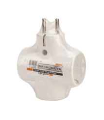 Adaptor priza triplu schuko Evotools, 230 V, 16 A Adaptor priza triplu schuko Evotools, 230 V, 16 A