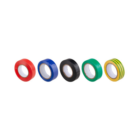 Banda izolatoare Evotools, 19 mm x 10 m x 0.13 mm, galben/verde
