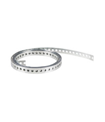 Banda perforata din otel zincat Evotools, 16 x 0.9 mm, 10 m, gaura 7 mm