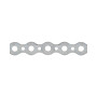 Banda perforata din otel zincat Evotools, 20 x 1.0 mm, 10 m, gaura 7.5 mm