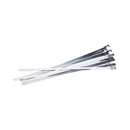 Colier metal instalatii electrice Evotools, 4.6 x 200 mm, set 10 buc