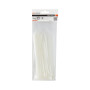 Colier plastic alb Evotools, 3.6 x 200 mm, set 100 buc
