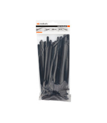 Colier plastic negru reutilizabil Evotools, 7.6 x 200 mm, set 50 buc Colier plastic negru reutilizabil Evotools, 7.6 x 200 mm, set 50 buc