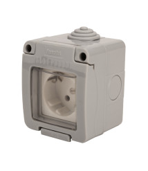 Priza exterior Schuko Evotools, 230 V, 16 A, IP55