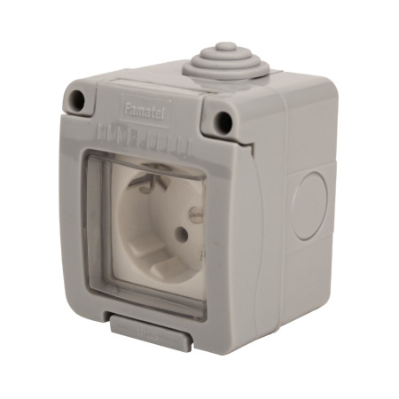 Priza exterior Schuko Evotools, 230 V, 16 A, IP55