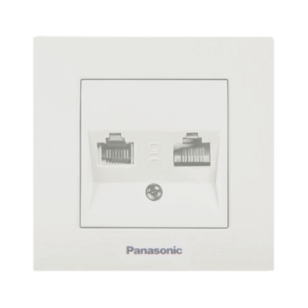 Priza ST telefon-calculator RJ11-RJ45 Panasonic, seria 35