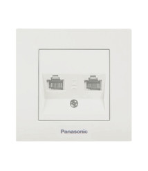 Priza ST telefon dubla RJ11 Panasonic, seria 33 Priza ST telefon dubla RJ11 Panasonic, seria 33