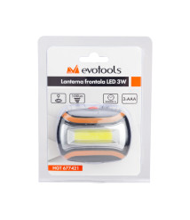 Lanterna frontala LED Evotools, 3 W, 100 lm