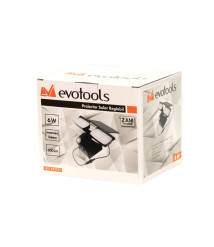 Proiector LED solar reglabil Evotools, 11 W, 3 LED-uri