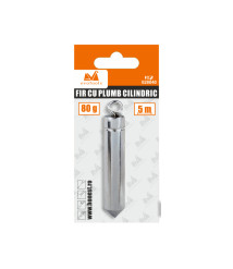 Fir cu plumb cilindric Evotools, 80 g