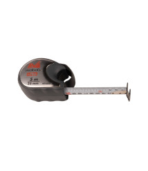 Ruleta cu automentinere inox Evotools +Plus, 5 m x 25 mm