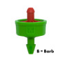 Ciuperca picurare cu compensator Evotools, 4 l/h, tip N, set 10 bucati