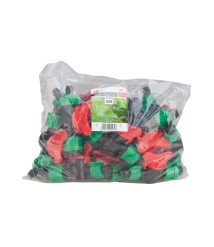 Minivana cu piulita pentru banda picurare Evotools, 17 mm, set 20 bucati