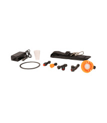 Pompa de stropit cu acumulator si roti de transport Evotools, 18 l
