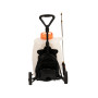 Pompa de stropit cu acumulator si roti de transport Evotools, 18 l