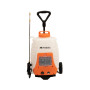 Pompa de stropit cu acumulator si roti de transport Evotools, 18 l
