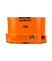 Pompa de stropit cu acumulator si spatiu depozitare PP Evotools, 16 l