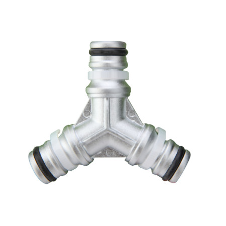 Racord furtun triplu din aluminiu Evotools +Plus, 3 cai