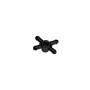 Ramificatie microtub pentru picurare Evotools, 4 cai, set 10 bucati