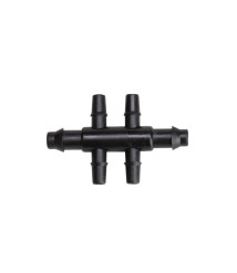 Ramificatie microtub pentru picurare Evotools, 4 cai, set 10 bucati
