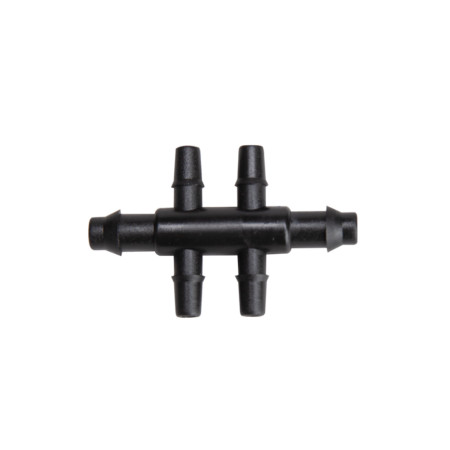 Ramificatie microtub pentru picurare Evotools, 4 cai, set 10 bucati