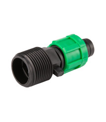 Start conector filet exterior pentru banda picurare Evotools, 3/4 inch x 17 mm, set 20 bucati