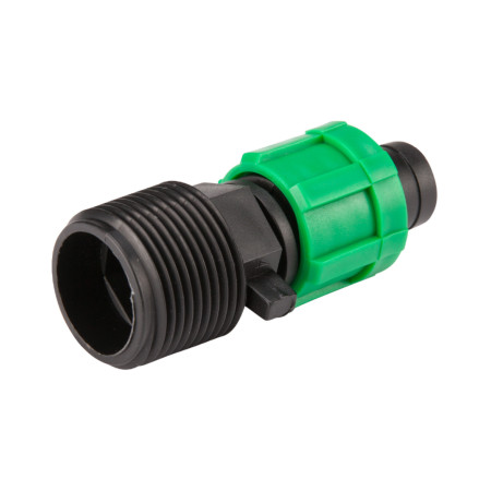 Start conector filet exterior pentru banda picurare Evotools, 3/4 inch x 17 mm, set 20 bucati