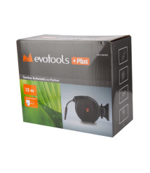 Tambur perete automat cu furtun Evotools +Plus, 15 m