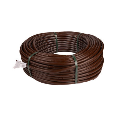 Tub de picurare cilindric maro DD Evotools, 16 mm, distanta 30 cm, rola 100 m