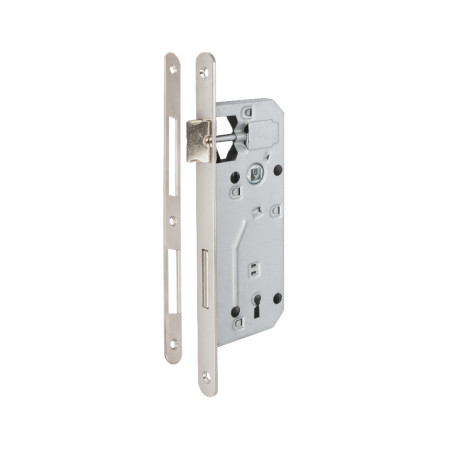 Broasca pentru usa cu cheie EvoTools, interax 90 mm, 168 x 66 mm, zincata alb
