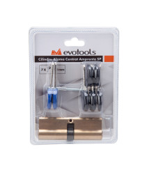 Cilindru din alama EvoTools cu 7 chei, 80 mm, 40+40 mm, centrat