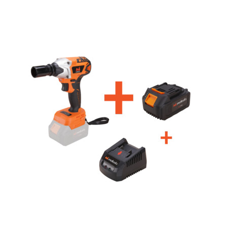 Kit Pistol de Impact 1/2 cu Acumulator si Incarcator Brushless EvoTools
