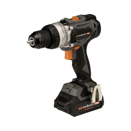 Masina de Gaurit si Insurubat Brushless cu Percutie cu 2 Acumulatori si Incarcator MAX 20V POWER EvoTools +Plus