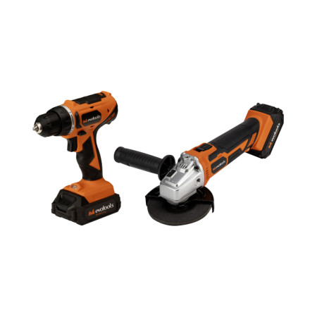 Masina de Gaurit si Insurubat si Polizor Unghiular cu 2 Acumulatori si Incarcator MAX 20V POWER EvoTools