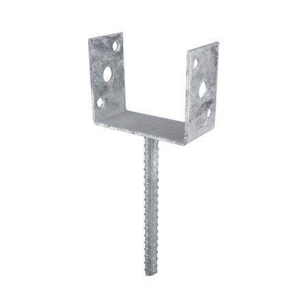 Papuc reazem U cu picior SU imbinare lemn 141 x 60 x 102 x 4 mm, EvoTools