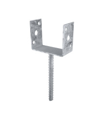 Papuc reazem U cu picior SU imbinare lemn 81 x 60 x 102 x 4 mm, EvoTools Papuc reazem U cu picior SU imbinare lemn 81 x 60 x 102 x 4 mm, EvoTools