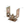 Papuc reazem U reglabil 1113, 70-110 mm, otel zincat, EvoTools