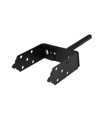 Papuc reazem U reglabil cu picior negru decorativ 120-200 mm, EvoTools