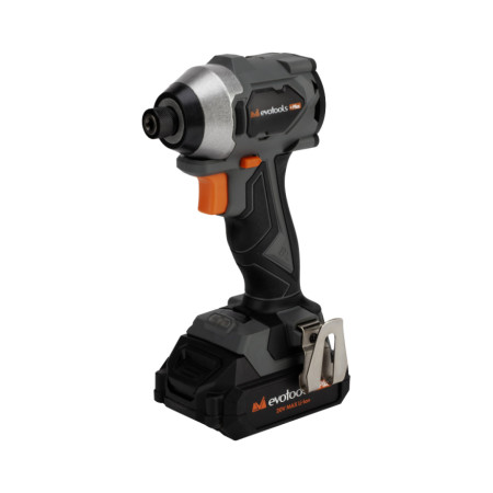 Pistol de Impact Brushless Prindere Hexagonala 1/4 cu 2 Acumulatori si Incarcator MAX 20V POWER EvoTools +Plus