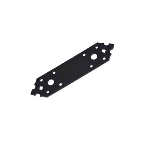 Placa perforata imbinare lemn negru decorativ 160 x 40 x 2.5 mm, EvoTools